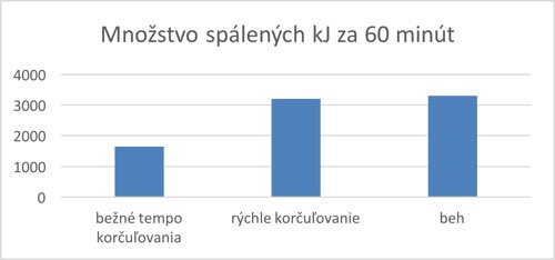 Porovnanie energetického výdaja pri behu a korčuľovaní